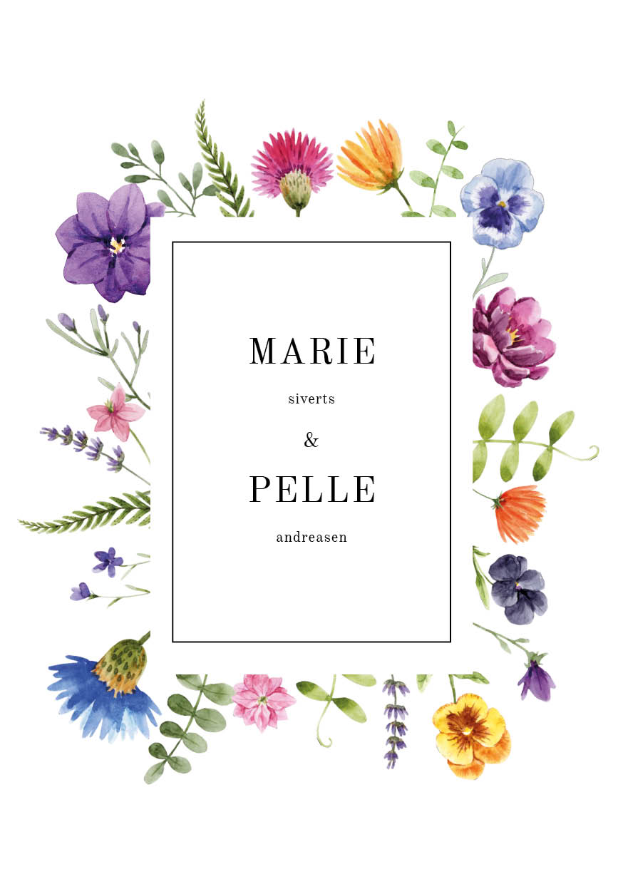 Invitationer - Marie & Pelle